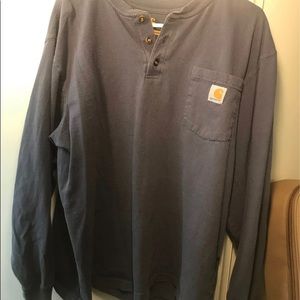 Carhartt Dark Gray Pocket Long Sleeve